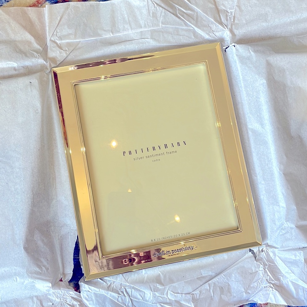 Pottery Barn Silver Plated Picture Frame